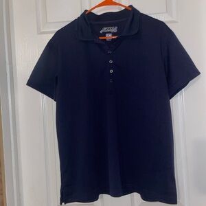 GTM Sportswear Women’s Navy Polo Shirt - Classic Short Sleeve